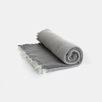 Carpi Wool Cotton Blend Throw