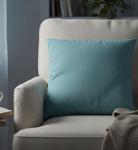 Home Deco and More Square-shaped Throw Filled And Vaccumed Cushion, Blue, 60x60-cm, Packshot View