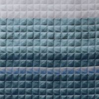 Square Satin Aqua Design Bedset