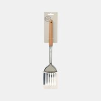 Wood Handle Stainless Steel Spatula