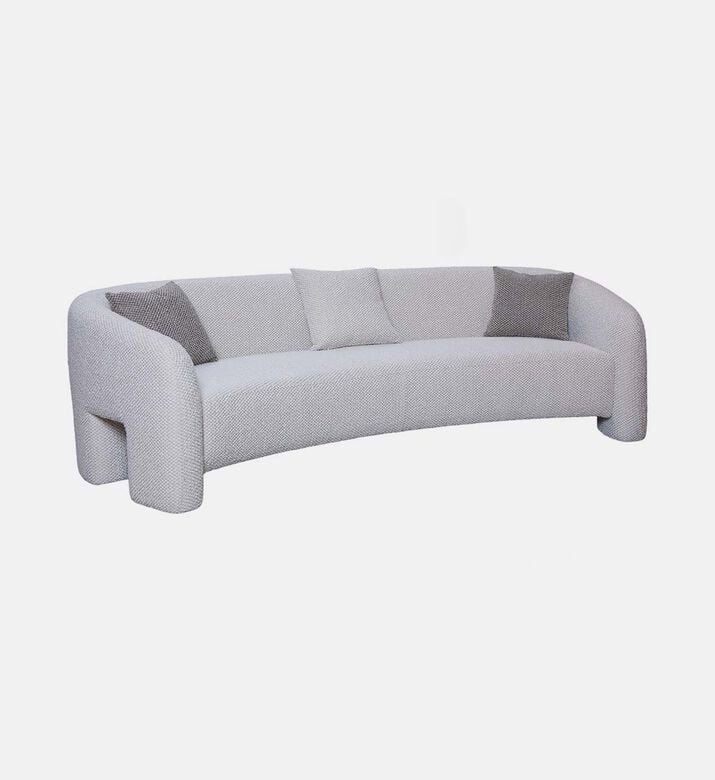 3-seater Rounded Design Sofa