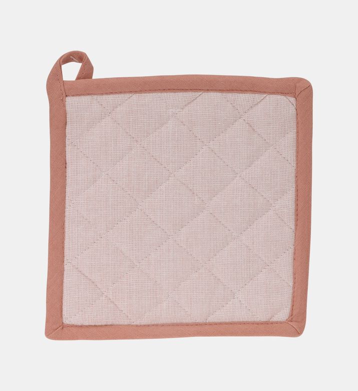 Quilted Contrasted Border Pot Holder
