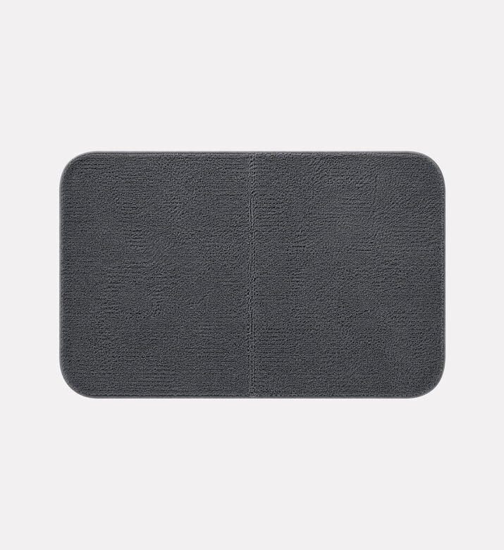 Home Deco and More Rectangular Bathroom Mat, Black, Packshot View