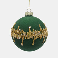 Zigzag Sequin Christmas Ball
