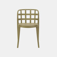 Plastic Square Back Chair