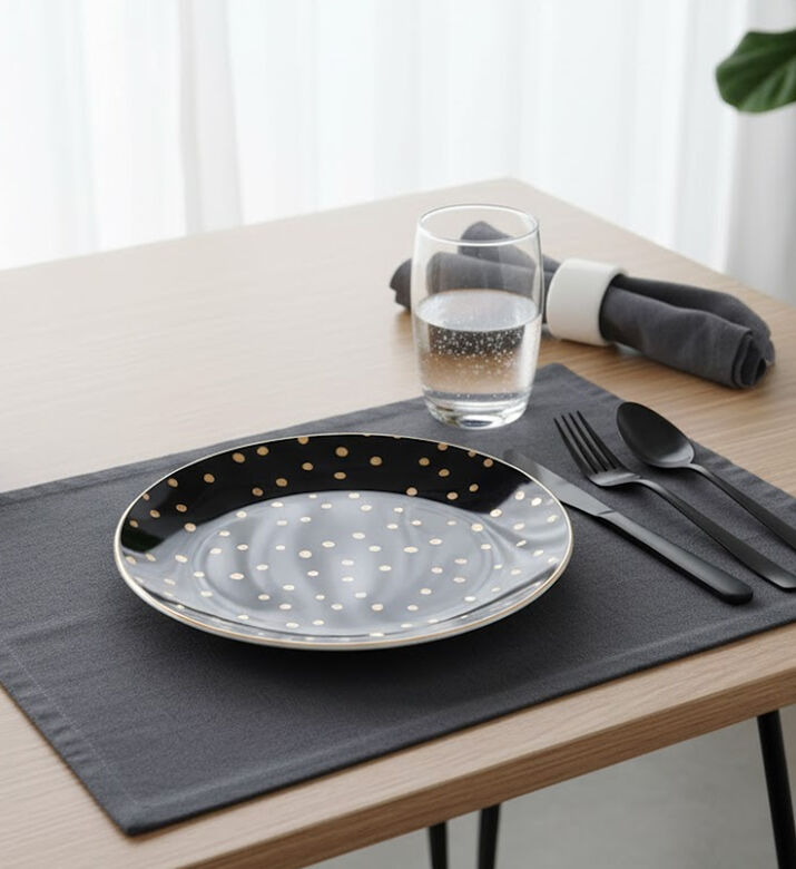 Rosanna Pellegrini Anything Goes Polka-dot Plate Set, Packshot View