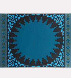 Images D'Orient Mosaic Blue 2-piece Placemat Set, Packshot View