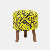 Ethnic Embroidered Cotton Stool