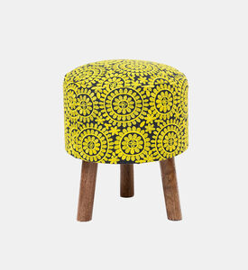 Ethnic Embroidered Cotton Stool