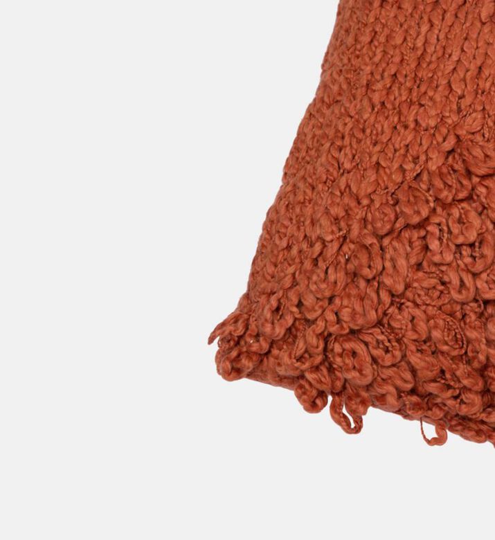 Home Deco and More Rusty Knitted Woollen Filled And Vaccumed Cushion, Packshot View