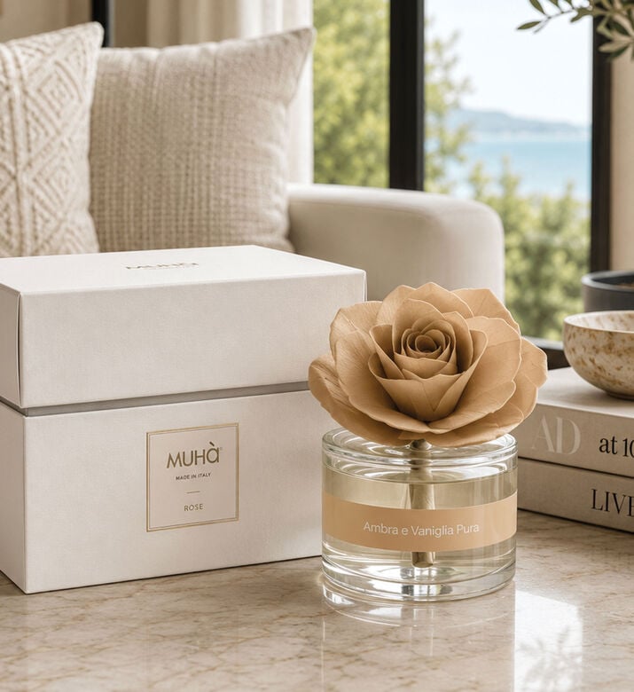 Muha Rosa Vanilla Amber Diffuser, Packshot View