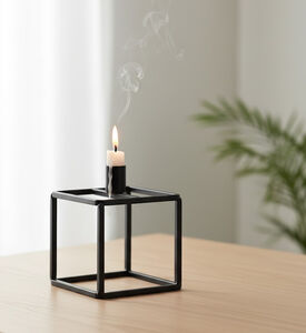 Zone Metal Cube 1-candle Holder, Packshot View