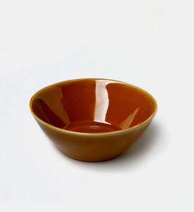 Home Deco and More Classic Ceramic Glossy Bowl, Brown, Packshot View