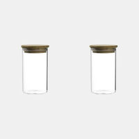 Borosilicate Glass Jar Set