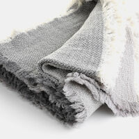 Carpi Wool Cotton Blend Throw