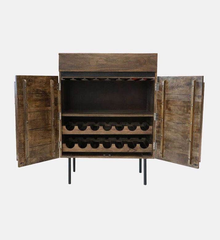 Home Deco and More Delphine Wooden Bar Cabinet, Packshot View