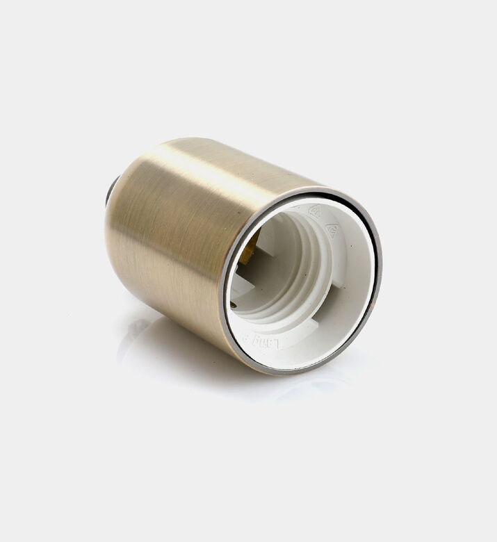 Girard Sudron E27 Brass-plated Steel Soft Socket, Packshot View