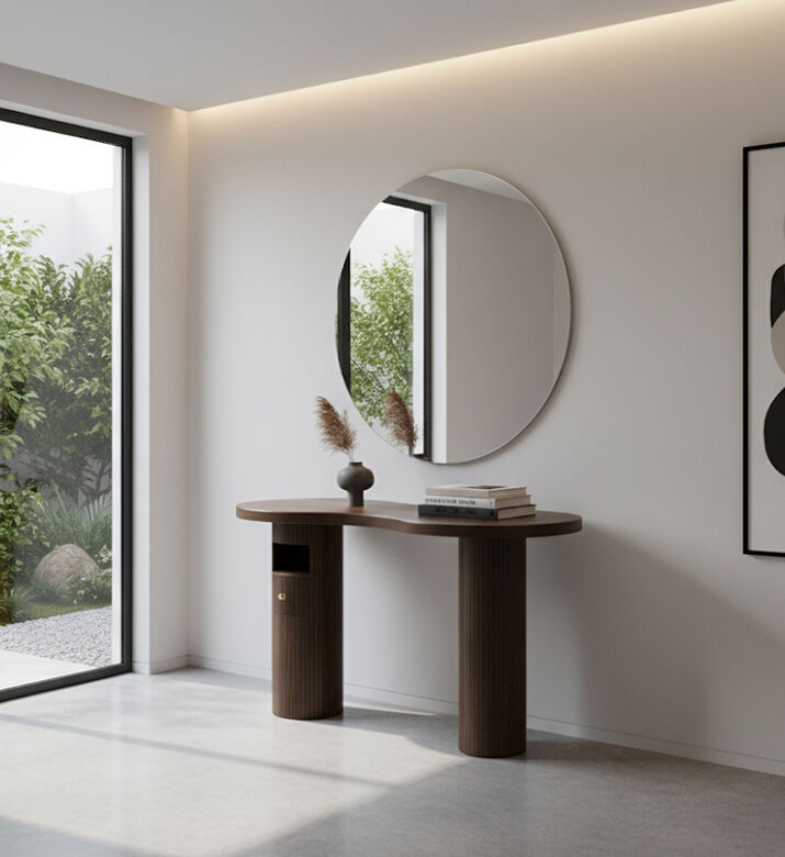Home Deco and More Pillar Mango Wood Writing Desk, Packshot View
