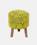 Ethnic Embroidered Cotton Stool