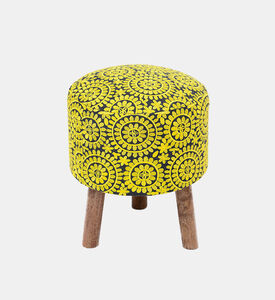 Ethnic Embroidered Cotton Stool