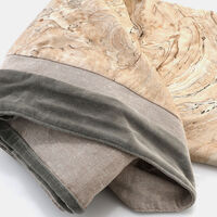 Velvet Marble Bed Throw