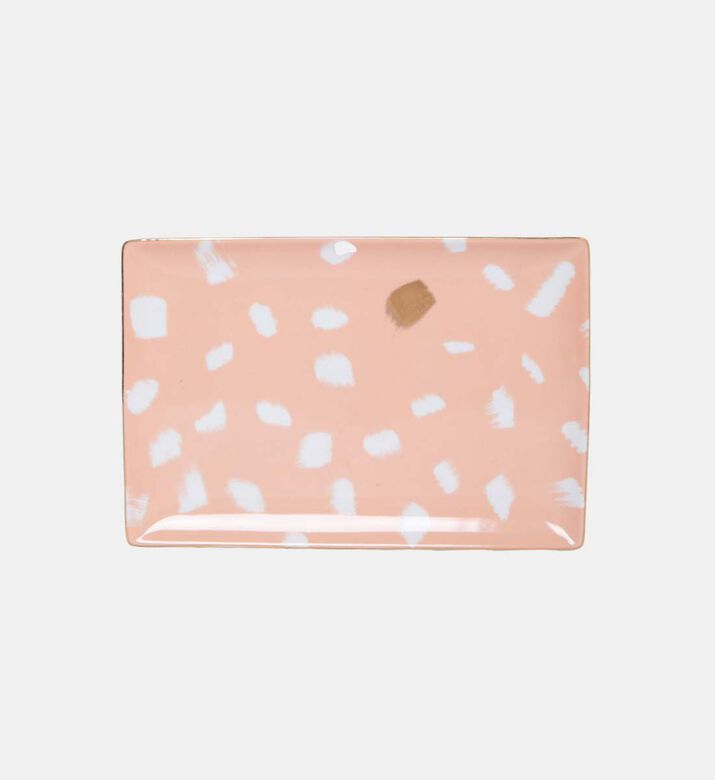 Rosanna Pellegrini Anything Goes Pink Polka-dot Tray, Packshot View