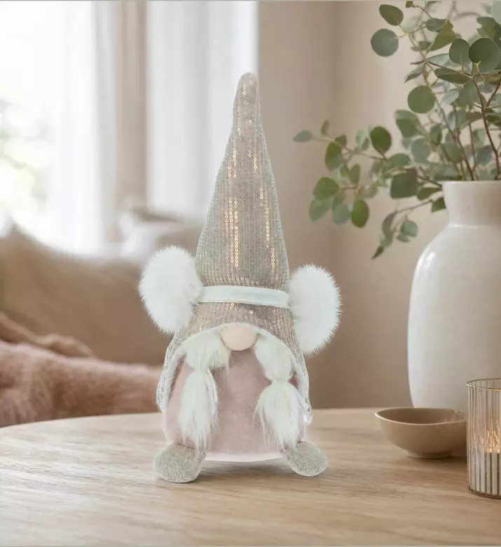 Home Deco and More Long Hat Christmas Gnome Figurine, Model View