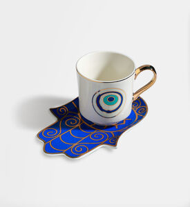 Home Deco and More Eye Cup Hamsa Tray 2-piece Set, Packshot View