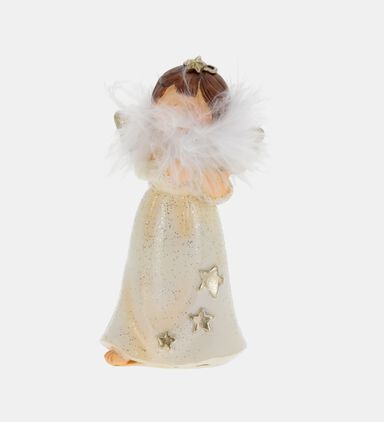 Polystone Standing Angel Ornament
