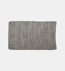 Excellent Houseware Recycled Cotton Plush Striped Rug, Packshot View