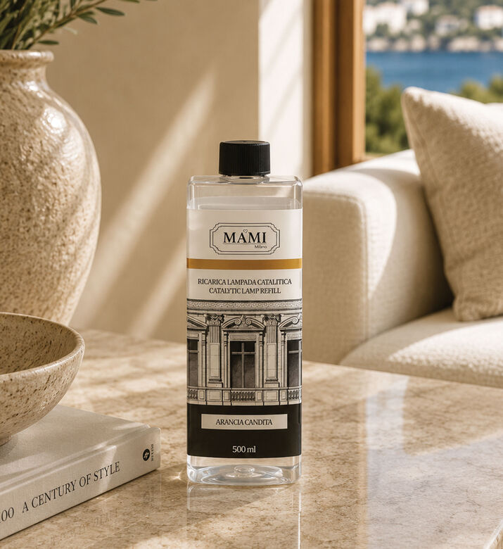 Baci Milano Candied Orange Refill Lamp, Packshot View