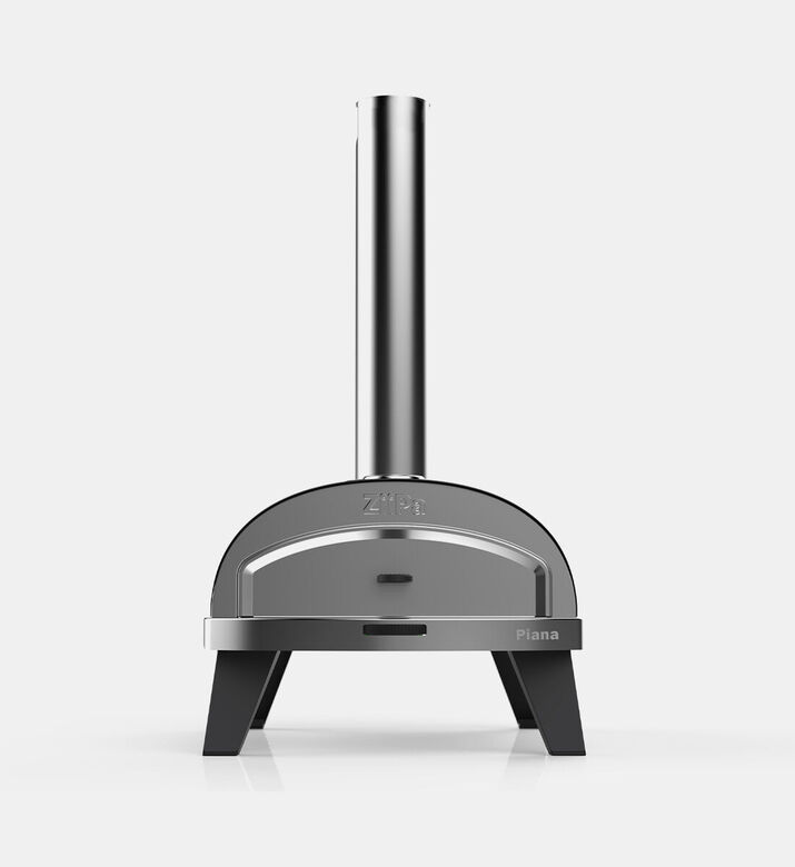 Ziipa Piana Stainless Pellet Pizza Oven, Grey, Packshot View
