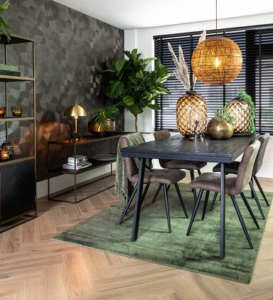 Merel Iron Round Table Lamp