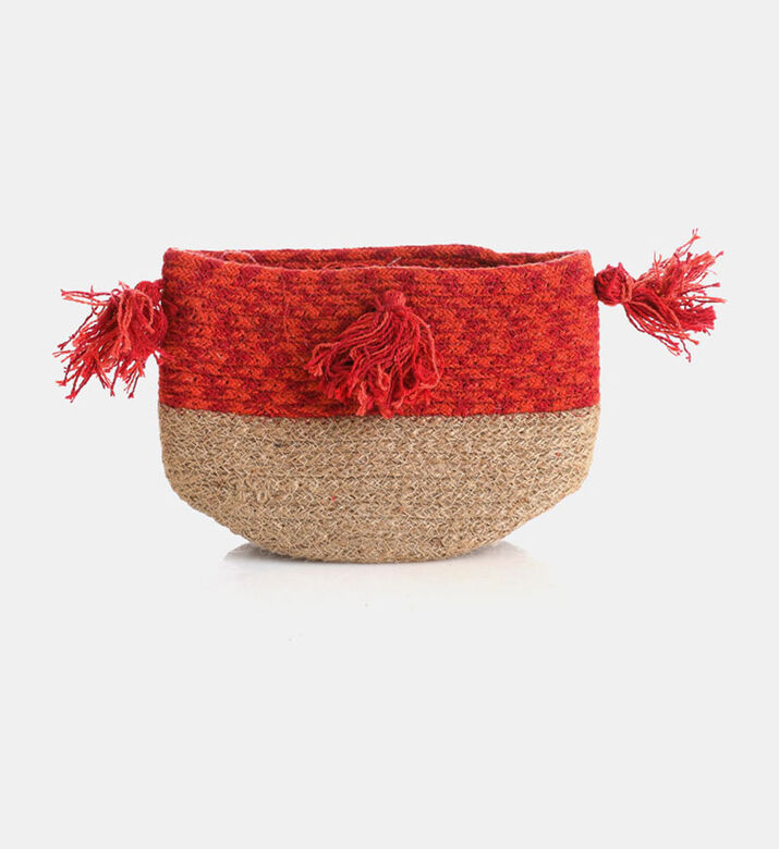 Cotton Fringe Basket