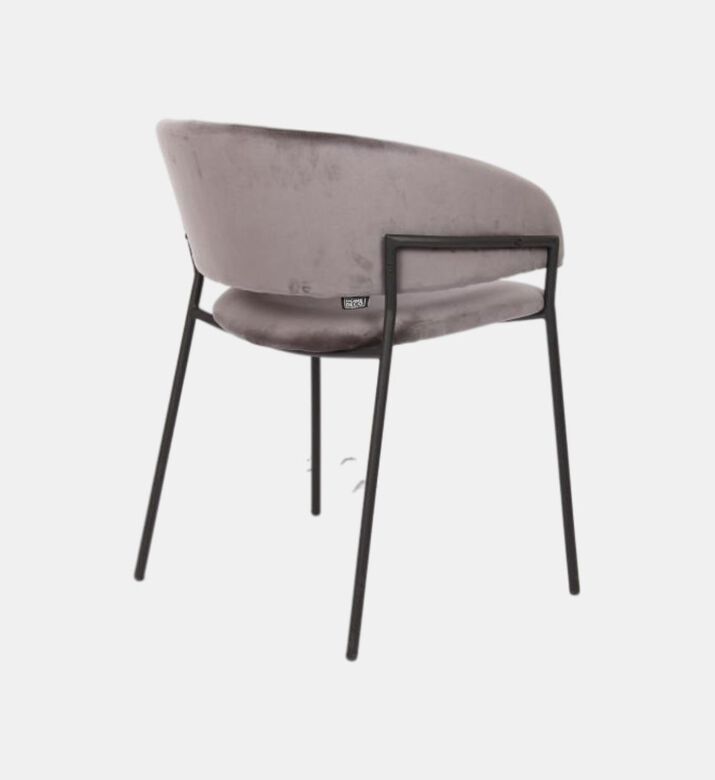 Home Deco and More Assia Dining Chair, Anthracite, Packshot View