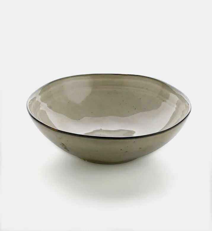 Home Deco and More Classic Ceramic Rimmed Bowl, Packshot View