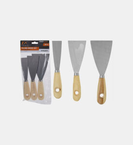 Home Deco and More Wooden Handle Scarpers 3-piece Set, Packshot View