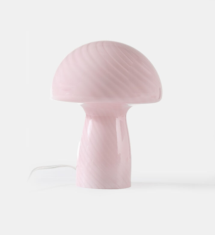 Glass Mushroom-shaped Table Lamp