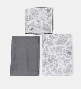 Charline Floral Cotton Satin Bed Set