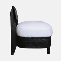 Ava Acacia Arm Chair Round Back