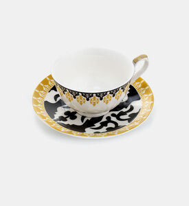 Images d Orient Safra Printed Tea Cup Saucer Set 220 Ml, Packshot View