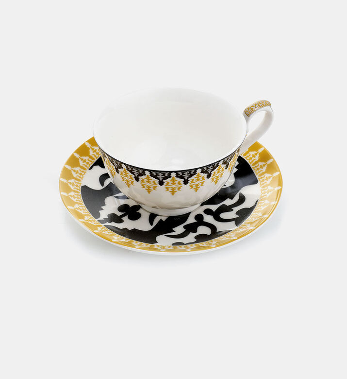 Images d Orient Safra Printed Tea Cup Saucer Set 220 Ml, Packshot View