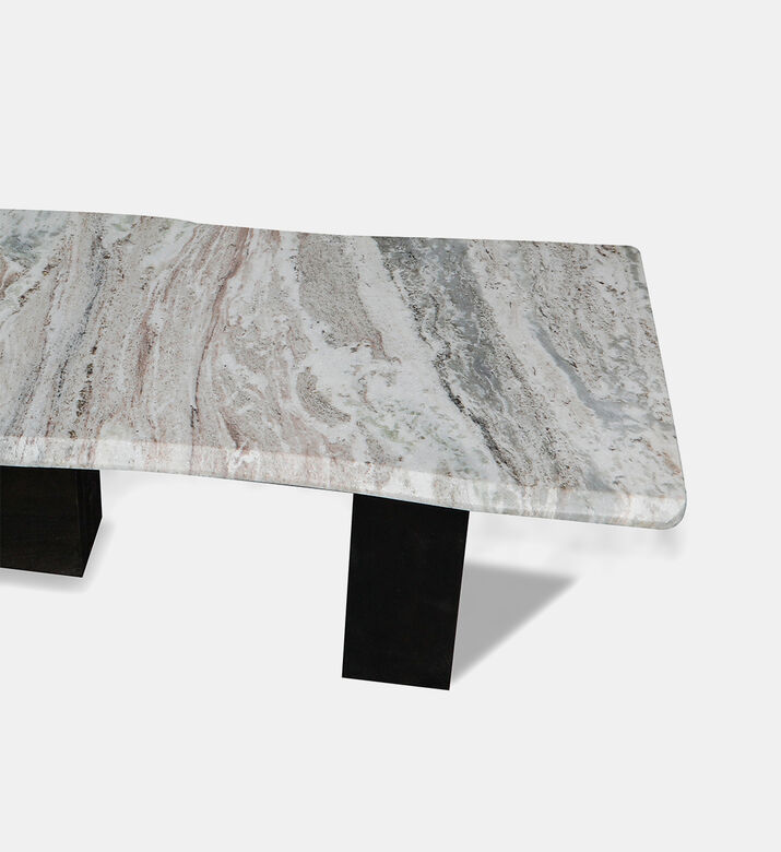 Home Deco and More Alaska Marble Wood Console Table, Packshot View