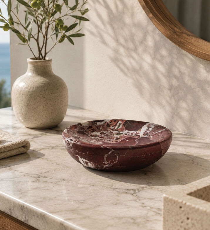 Aquanova Mundo Natural Stone Soap Dish, Packshot View