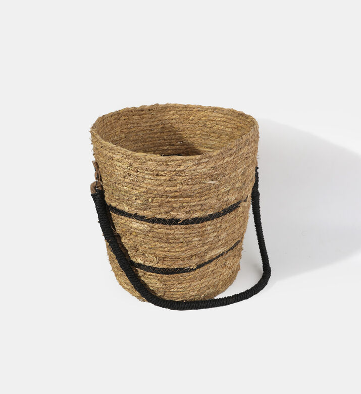 Straw Round Storage Basket