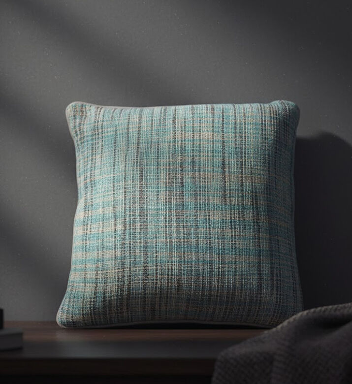 Home Deco and More Athena Handloom Piped Cushion 50x50 Cm, Packshot View