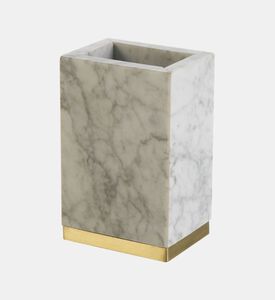 Home Deco and More Nina Marble Square Tumbler, Packshot View