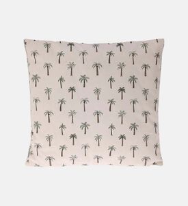 H and S Collection Palm Tree Printed Cushion, Packshot View