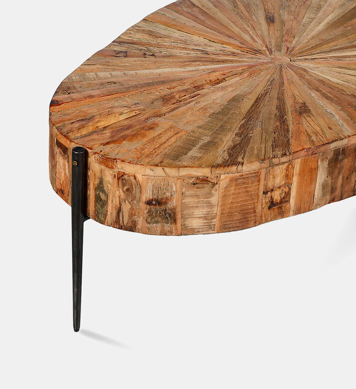 Home Deco and More Sunburst Iron Coffee Table, Packshot View
