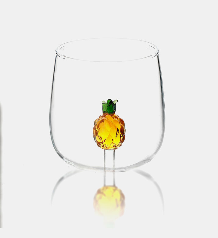 Home Deco and More Pineapple Drinking Glass, Packshot View